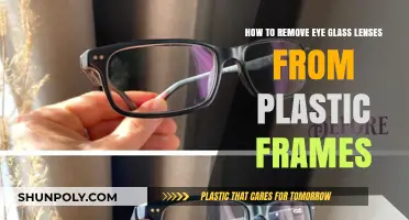 Easy Steps to Safely Remove Eyeglass Lenses from Plastic Frames