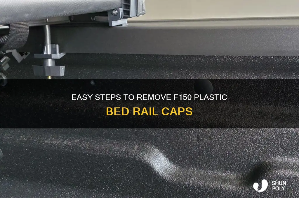how to remove f150 plastic bed rail caps