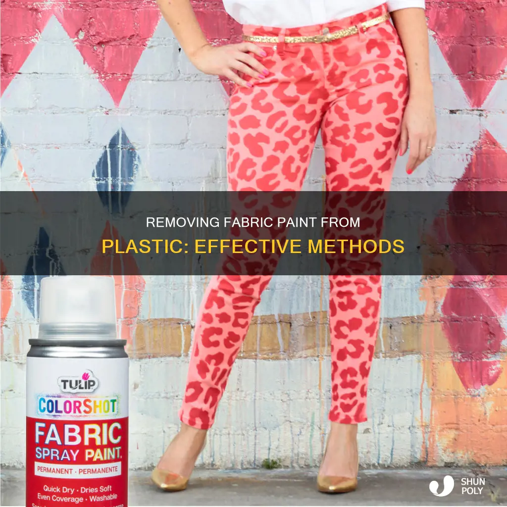 how to remove fabric paint from plastic