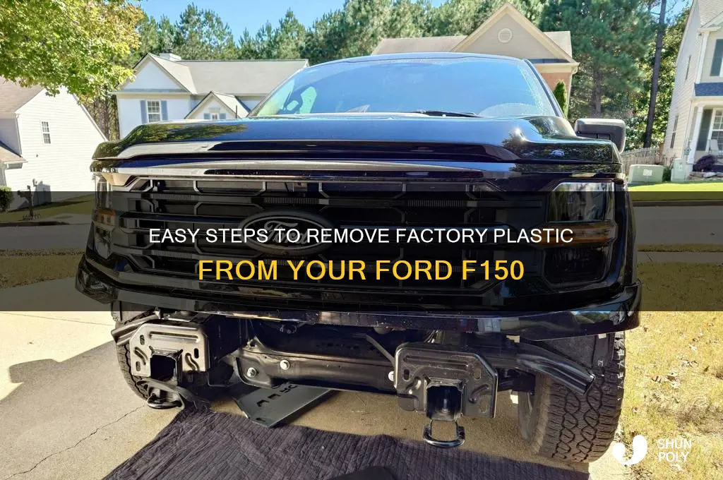 how to remove factory plastic from ford f150