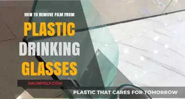 Easy Steps to Remove Film from Plastic Drinking Glasses