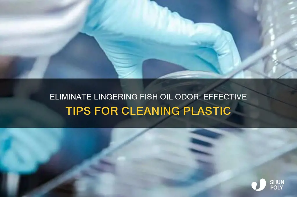 how to remove fish oil smell from plastic