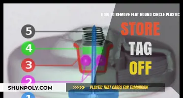 Easy Steps to Remove Flat Round Plastic Store Tags Safely