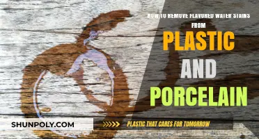Effective Tips to Remove Flavored Water Stains from Plastic & Porcelain