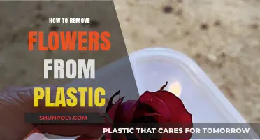 Easy Steps to Remove Flowers from Plastic Surfaces Safely