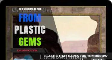 Effortlessly Remove Foil from Plastic Gems: A Simple DIY Guide