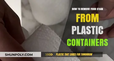 Erase Food Stains From Plastic Containers Easily