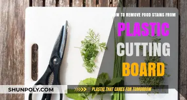 Effective Tips to Remove Food Stains from Plastic Cutting Boards