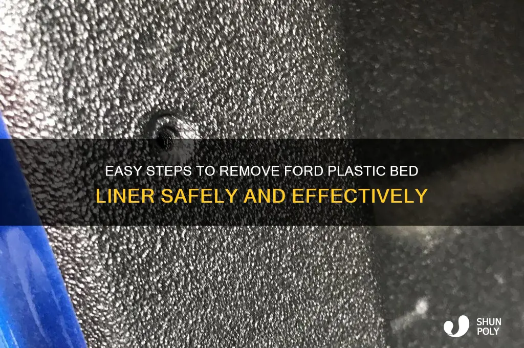 how to remove ford plastic bed liner