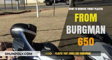 Easy Guide: Removing Front Plastic on Your Burgman 650