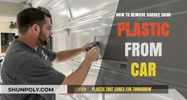 Quick Fix: Removing Garage Door Plastic from Your Car Safely