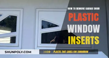 Easy Steps to Remove Garage Door Plastic Window Inserts Safely