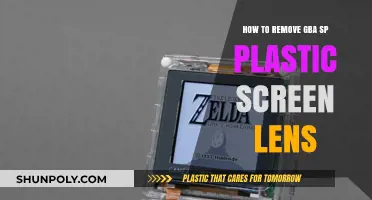 DIY Guide: Safely Removing GBA SP Plastic Screen Lens