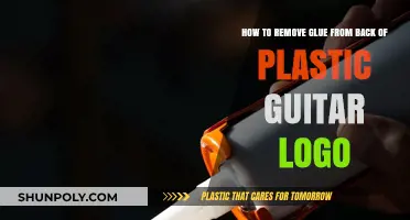 Easy Steps to Remove Glue from Plastic Guitar Logo Safely
