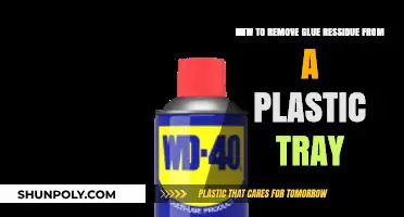 Effective Ways to Remove Glue Residue from Plastic Trays Easily