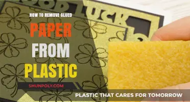 Effective Techniques to Remove Glued Paper from Plastic Surfaces Easily