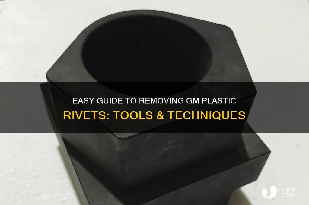 how to remove gm plastic rivets