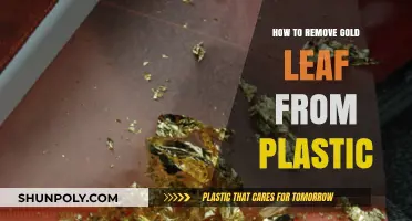 Easy Steps to Remove Gold Leaf from Plastic Surfaces