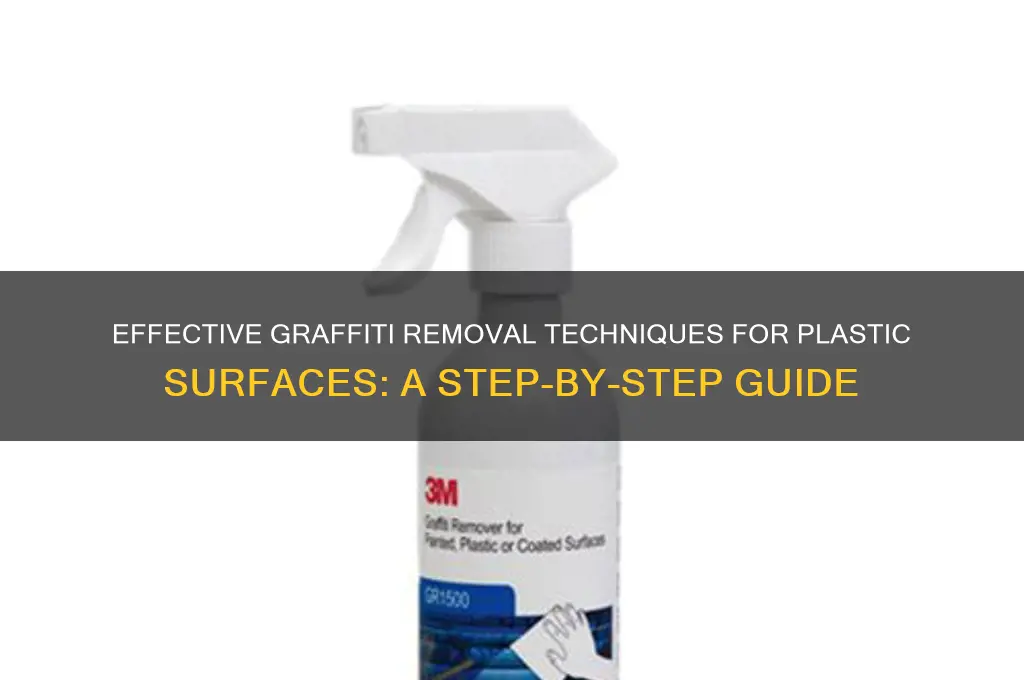 how to remove graffiti from plastic