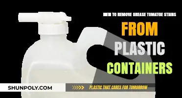 Effective Tips to Remove Grease and Tomato Stains from Plastic Containers
