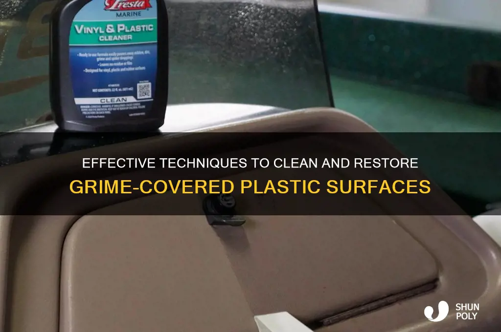 how to remove grime from plastic