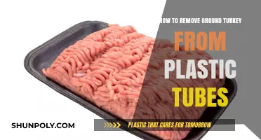 Easy Steps to Safely Remove Ground Turkey from Plastic Tubes