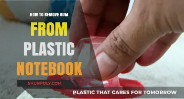 Quick Fix: Removing Chewing Gum from Plastic Notebooks Easily
