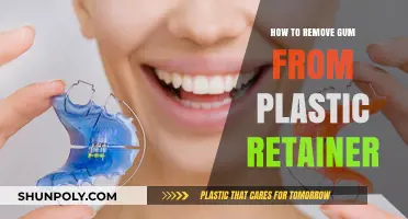 Quick Guide: Removing Chewing Gum from Plastic Retainers Easily