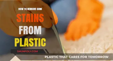 Effective Methods to Remove Gum Stains from Plastic Surfaces Easily