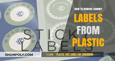 Effective Ways to Remove Gummy Labels from Plastic Surfaces Easily