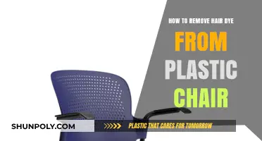 Quick Fixes: Removing Hair Dye Stains from Plastic Chairs Easily