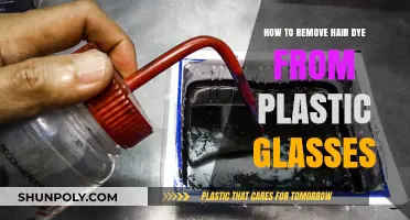 Quick Fix: Removing Hair Dye Stains from Plastic Glasses Easily