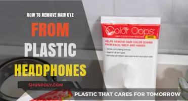 Quick Fix: Removing Hair Dye Stains from Plastic Headphones Easily