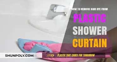 Effective Ways to Remove Hair Dye Stains from Plastic Shower Curtains