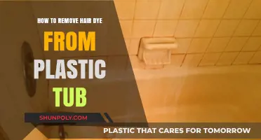 Effective Ways to Remove Hair Dye Stains from Plastic Tubs Easily