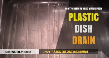 Effective Tips to Remove Hard Water Stains from Plastic Dish Drains