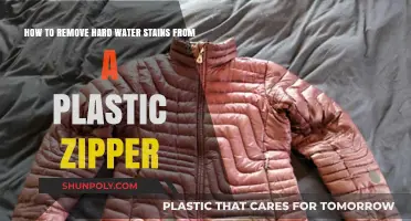 Effective Tips to Remove Hard Water Stains from Plastic Zippers