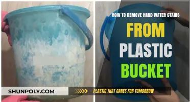Effective Ways to Remove Hard Water Stains from Plastic Buckets