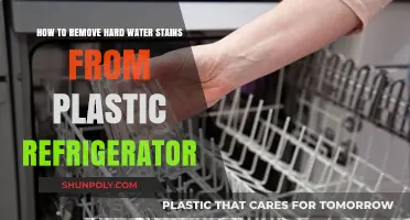 Effective Ways to Remove Hard Water Stains from Plastic Refrigerators