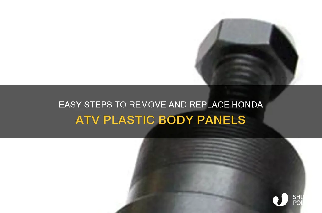 how to remove honda atv plastic