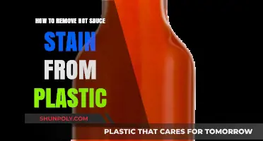 Quick Tips to Remove Hot Sauce Stains from Plastic Surfaces