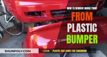 Removing House Paint from Plastic Bumpers: Effective Techniques
