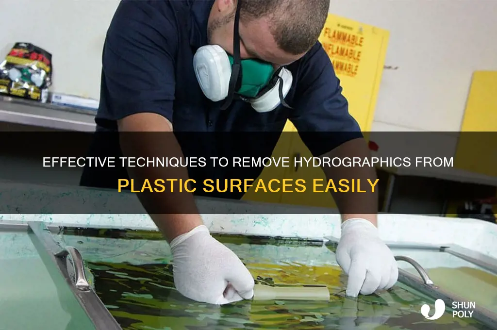 how to remove hydrographics from plastic
