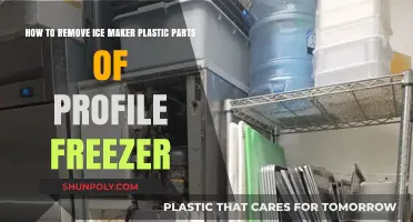 Easy Steps to Remove Ice Maker Plastic Parts in Profile Freezers