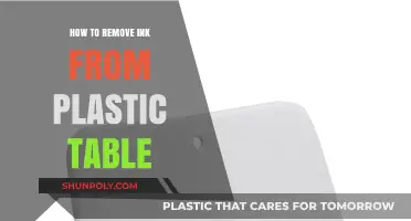 Effective Ways to Remove Ink Stains from Plastic Tables Easily
