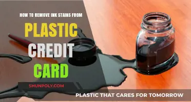 Quick Fix: Removing Ink Stains from Your Plastic Credit Card
