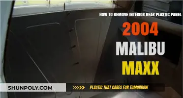 DIY Guide: Removing 2004 Malibu Maxx Rear Interior Plastic Panel