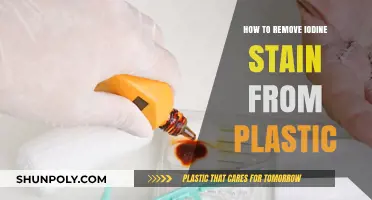 Effective Methods to Remove Iodine Stains from Plastic Surfaces