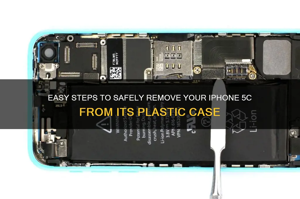 how to remove iphone 5c from plastic case