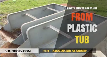 Effective Ways to Remove Iron Stains from Your Plastic Tub
